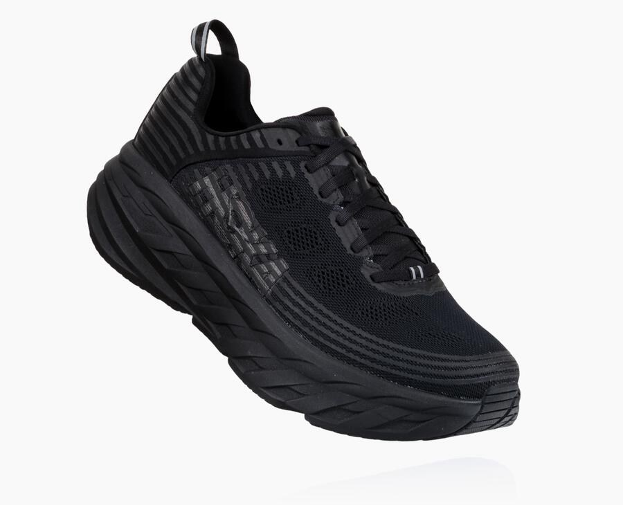 Tenis Hoka One One Masculino Pretas - Bondi 6 - 351-IXMBCF